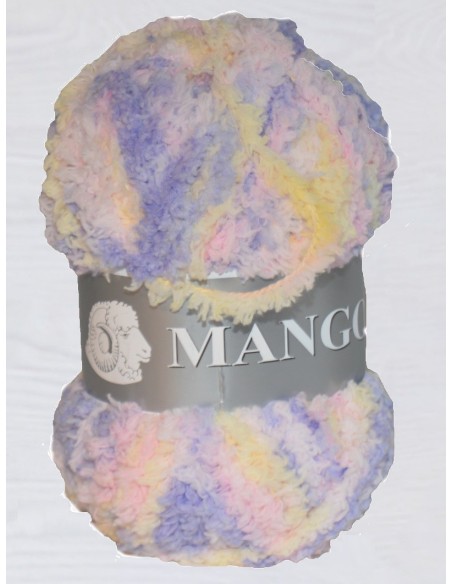 Mango 105 - Pack de 10 Pelotes 100% Polyester - Pastels multicolores
