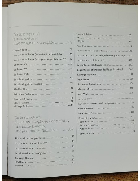 Guide Tricot Point de Riz - LUCE SMITS