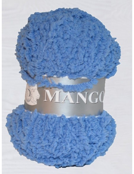 Mango 13 - Pack de 10 Pelotes 100% Polyester - Bleu jeans clair