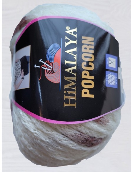 PopCorn 303 - Pelote 100g Ecru/Beige