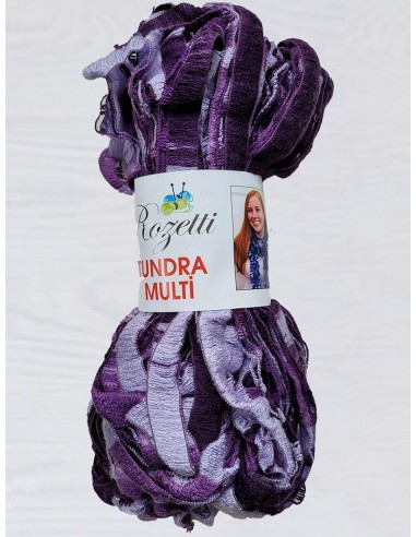 Tundra 12 - Pack de 5 Pelotes de 100g Violet Multicolore