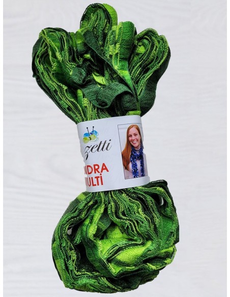 Tundra 09 - Pelote 100g Vert Multicolore