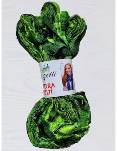 Tundra 09 - Pack de 5 Pelotes de 100g  Vert Multicolore