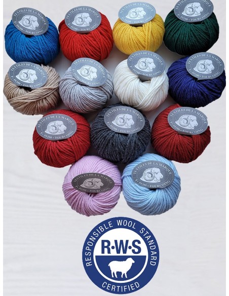 Authentique 99 - Pelote 100% Laine RWS - Gris foncé