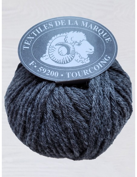 Authentique 99 - Pack de 10 Pelotes 100% Laine RWS - Gris foncé