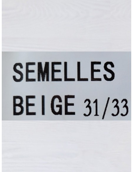 Chausson Poncho - Semelles Cuir Pointure 31/33