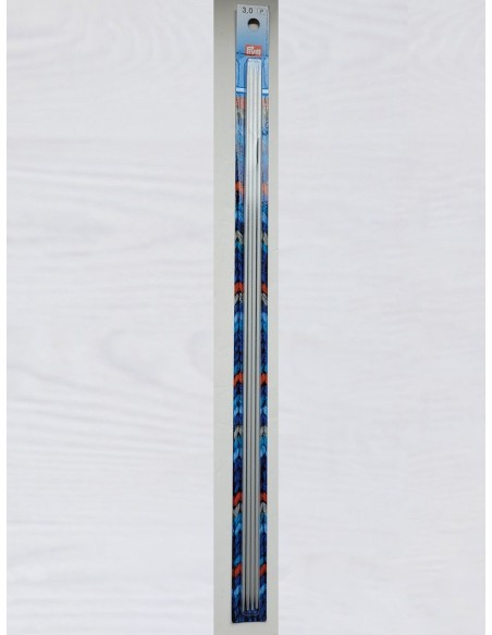 Jeu de 4 Aiguilles N°3 - Double pointes - 40 cm