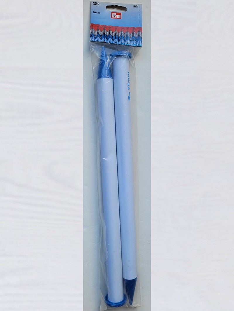 Aiguilles Tricot N°25 - Plastique - 40cm N° Aiguille Tricot 9 Longueur  d'aiguilles 40 cm (Longues)