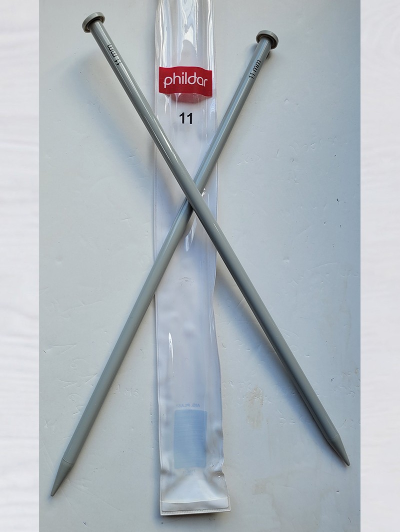 Aiguilles Tricot N°11 - Plastique - 40cm N° Aiguille Tricot 9 Longueur d' aiguilles 40 cm (Longues)