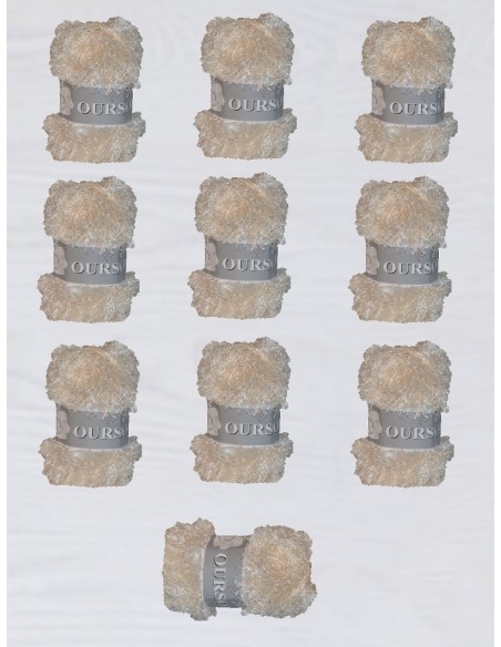 Ourson 80 - Pack 10 pelotes