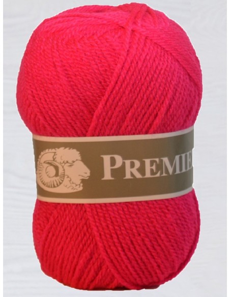 Pelote de fil à tricoter Polyester  100% Polyester Poids : 50g Longueur : 85m Aiguilles : 6