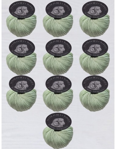 Fifty fine 428 - Pelote de laine Vert d'eau