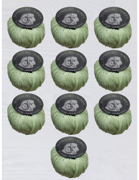 Pelote de fil à tricoter Laine Mélangée  50 % Laine Merinos 50% Acrylique Poids : 50g Longueur : 120m Aiguilles : 3,5-4