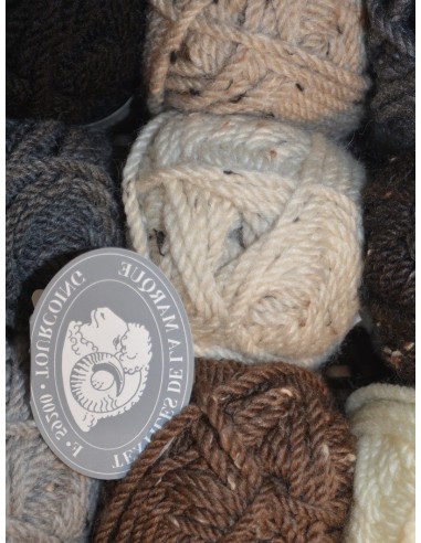 Pelote de fil à tricoter Pure Laine 100% Laine Poids : 50g Longueur : 50m Aiguilles : 8