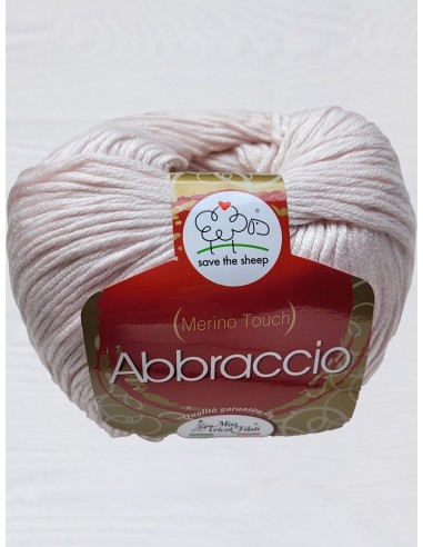 Abbraccio 09 - Pack de 5 Pelotes de 100g de laine Rose pâle
