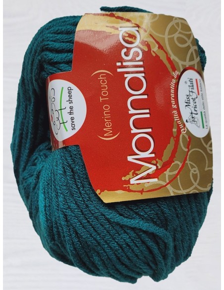 Monnalisa 33 - Pack de 10 Pelotes de laine Vert Cèdre