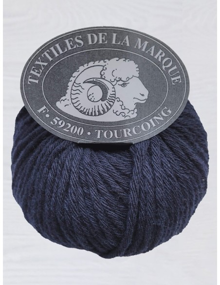 Authentique 11 - Pelote 100% Laine RWS - Bleu marine