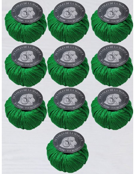 Pelote de fil à tricoter Laine Mélangée  50 % Laine Merinos 50% Acrylique Poids : 50g Longueur : 120m Aiguilles : 3,5-4