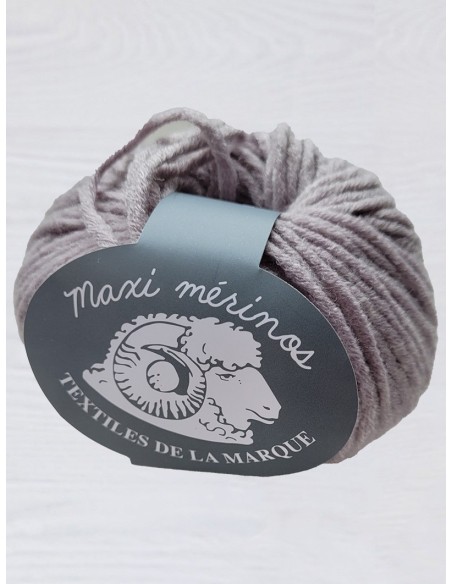 Maxi Merinos 64 - Pack de 10 Pelotes de laine Gris