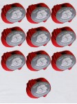 Maxi Merinos 44 - Pack de 10 Pelotes de laine Rouge