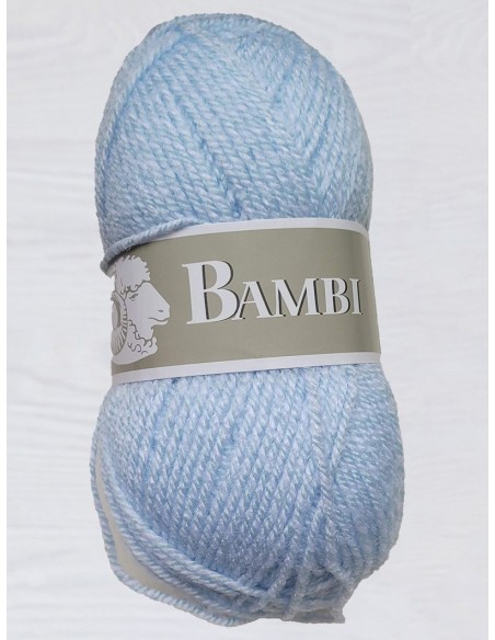 Bambi 505 - Pelote Bleu Ciel/ Blanc