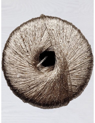 Paillettes 57 - Pack de 10 Pelotes de 25g Beige clair