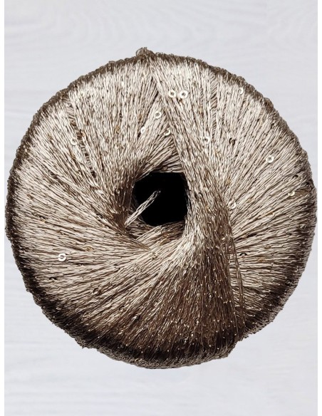 Paillettes 57 - Pack de 10 Pelotes de 25g Beige clair