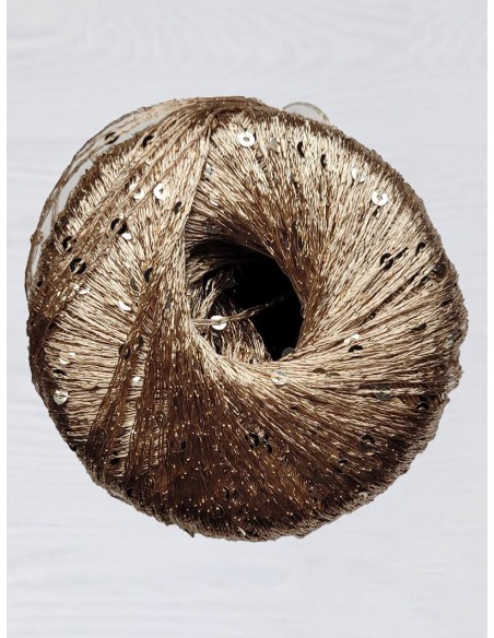 Paillettes 56 - Pack de 10 Pelotes de 25g Beige