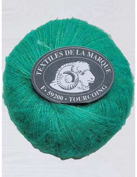 Fiera 726 - Pack de 10 Pelotes Vert Emeraude claire - Pelote de 25g pour 225m