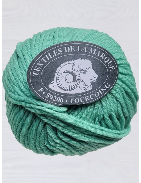 Authentique 128 - Pack de 10 Pelotes 100% Laine RWS - Vert jade