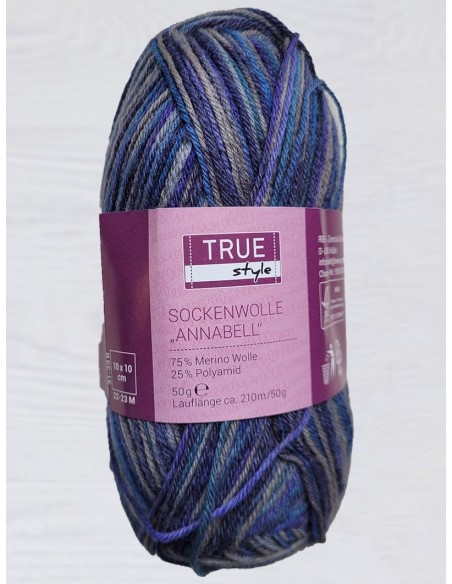 Laine Chaussettes 115 - Pack de 10 Pelotes de 50g Multicolore