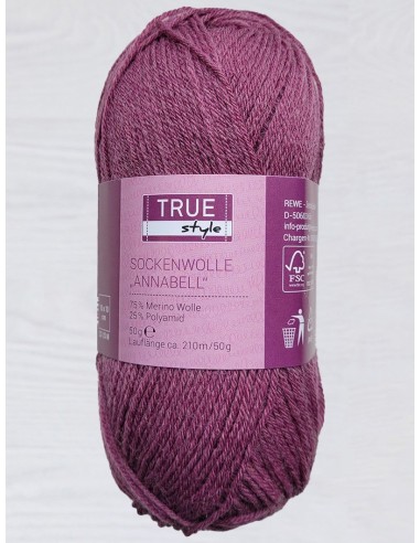Laine Chaussettes 07 - Pack de 10 Pelotes de 50g Violine