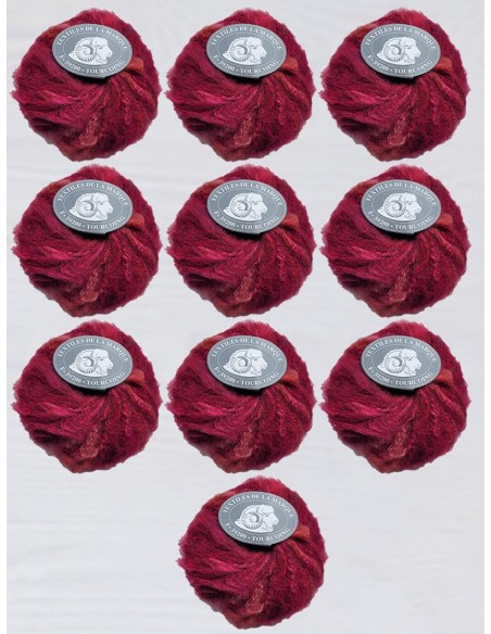 Cancun 091 - Pack de 10 Pelotes Multicolore Fushia