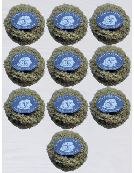 Astrakan 2206 - Pack de 10 Pelotes Jaune chiné