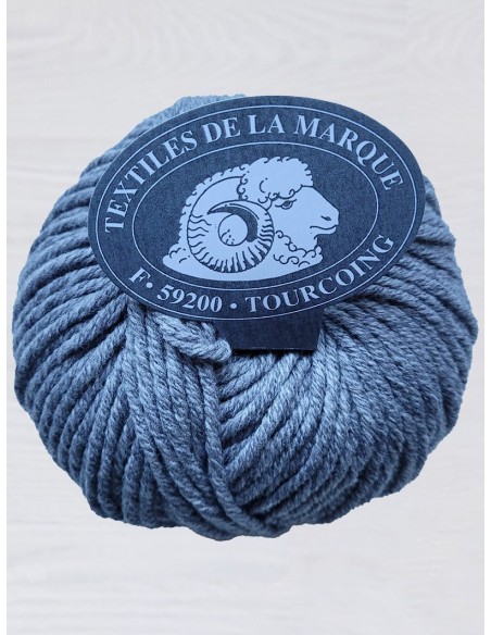 Authentique 98 - Pack de 10 Pelotes 100% Laine RWS - Gris flanelle