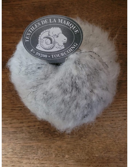 Mohair MoEx 11 - Pelote Ecru chiné