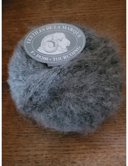 Mohair MoEx 62 - Pelote Gris flanelle
