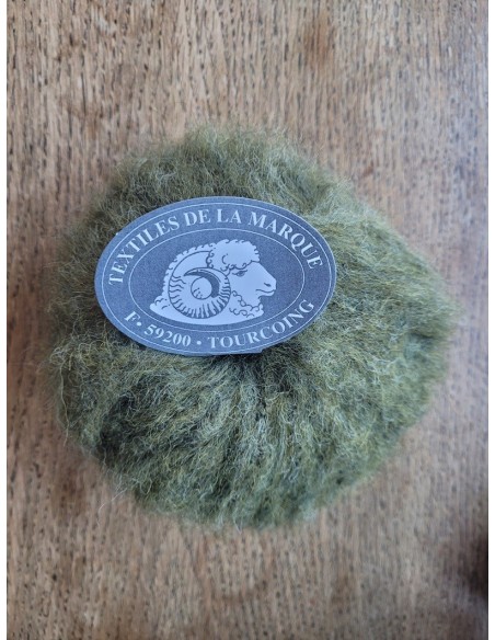 Mohair MoEx 63 - Pelote Vert Kaki