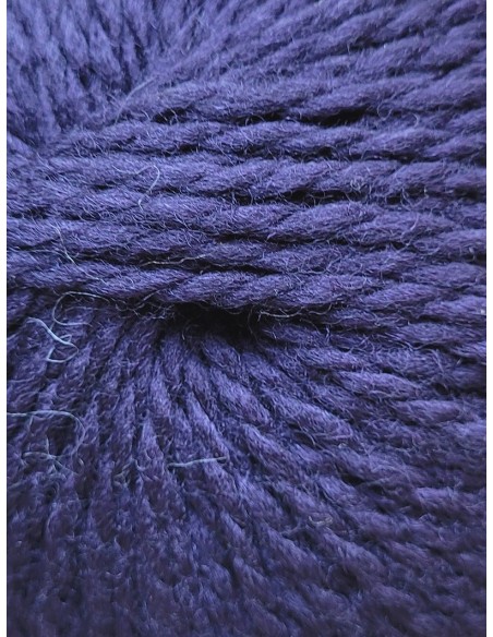 Triple Mèche 06 - Pelote 100% Laine - Prune foncé