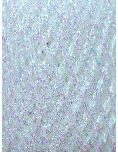 Lurex 60 - Pack de 10 Pelotes Blanc Nacré