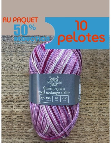 Laine Chaussettes 51 - Pelote Multicolore