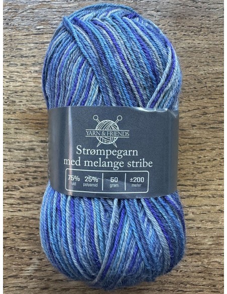 Laine Chaussettes  52 - Pelote Multicolore