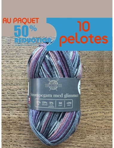 Laine Chaussettes 118 - Pelote Multicolore