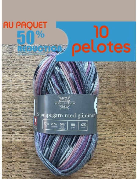 Laine Chaussettes 118 - Pelote Multicolore