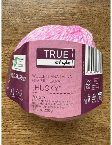 Husky - Pelote 100% Acrylique - 200g - 260m - Aig : 5-5,5