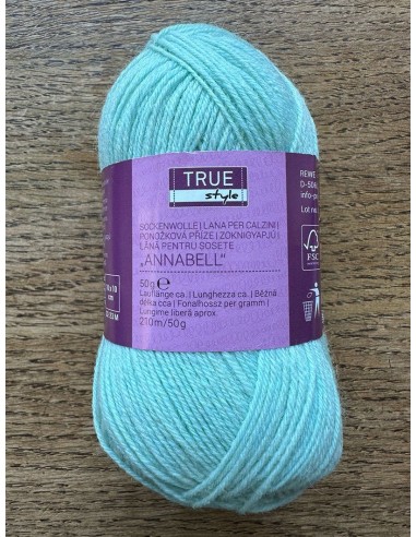 Laine Chaussettes 28 - Pack de 10 Pelotes de 50g Vert Nil
