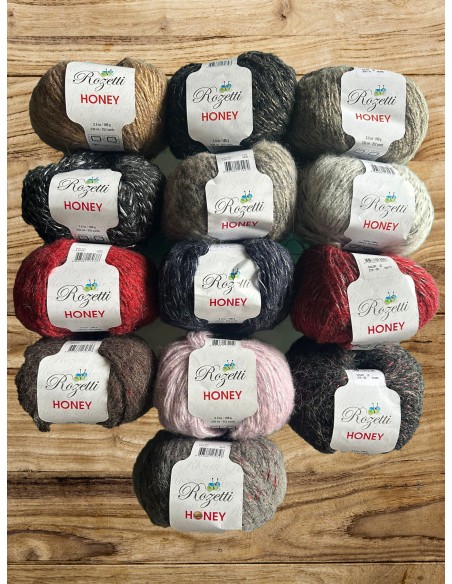 Honey - Pelote 100g - 230m - Aig : 6