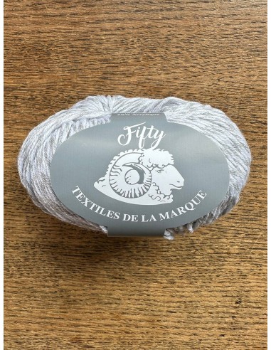 Pelote de fil à tricoter Laine Mélangée  50 % Laine Merinos 50% Acrylique Poids : 50g Longueur : 120m Aiguilles : 3,5-4