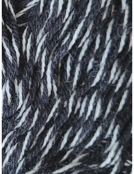 Kashwool Trois 931 - Pelote Laine Mérinos Noir/Blanc