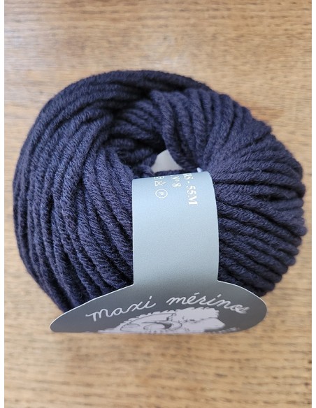 Maxi Merinos 11- Pack de 10 Pelotes de laine Marine foncé